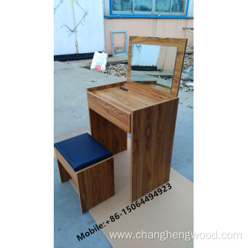 Simple fashionable wooden dresser or derssing table with a drawer